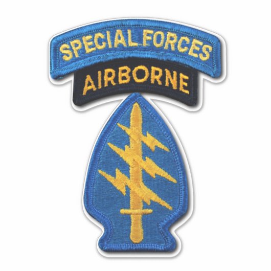 Army Special Forces Gruppen Grüne Berets Kontakt S Aufkleber (Vorderseite)