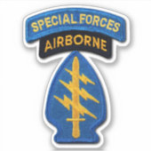 Army Special Forces Gruppen Grüne Berets Kontakt S Aufkleber (Vorderseite)
