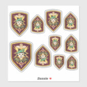 Army Special Forces MAC-V-SOG Konturaufkleber. Aufkleber (Blatt)