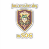 Army Special Forces MAC-V-SOG Konturaufkleber. St Aufkleber (Vorderseite)