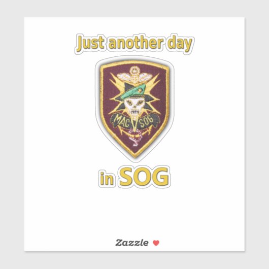 Army Special Forces MAC-V-SOG Konturaufkleber. St Aufkleber (Blatt)