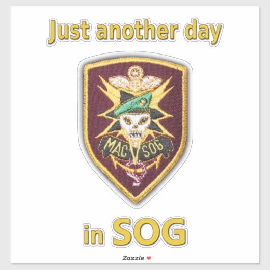 Army Special Forces MAC-V-SOG Konturaufkleber. St Aufkleber (Blatt)
