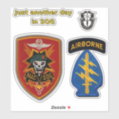 Army Special Forces MAC-V-SOG Konturaufkleber. St Aufkleber (Blatt)