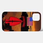 Army Special ops USASOC Veterans Vets Patch Case-Mate iPhone Hülle (Rückseite (Horizontal))