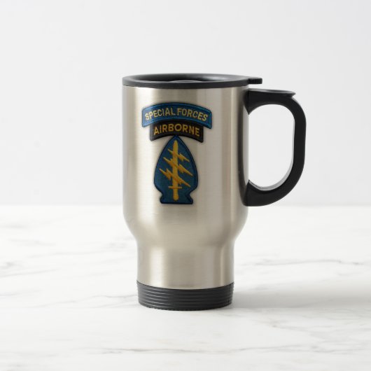Army Spezialstreitkräfte Grüne Berberpatch Mug Reisebecher (Rechts)