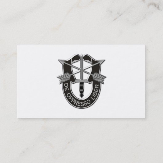 Army Spezialstreitkräfte grüne Berets sf sfg sof v Visitenkarte (Rückseite)