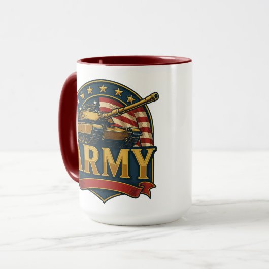 Army Tank Tasse (Vorderseite Links)