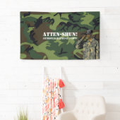 Army themed Birthday Party Banner (Insitu)