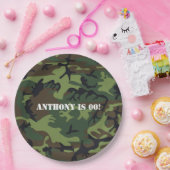 Army themed Birthday Party Pappteller (Party)