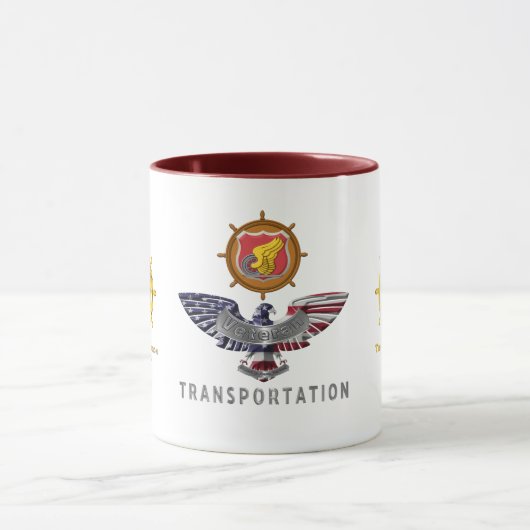 Army Transportation Corps Veteran Customizing Adle Tasse (Zentrum)