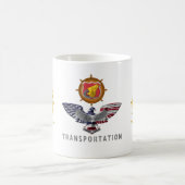 Army Transportcorps Veteran Maßgeschneiderter Adle Kaffeetasse (Mittel)