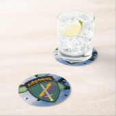 Army USACAPOC(A) Psychologische Operationen Runder Pappuntersetzer (Vor Ort)