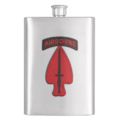 Army USACSOC Special Ops Veterans Vets Patch Flachmann (Vorderseite)