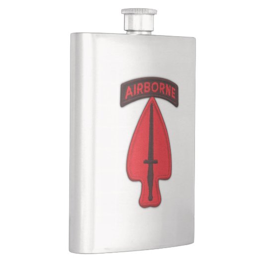 Army USACSOC Special Ops Veterans Vets Patch Flachmann (Rechts)