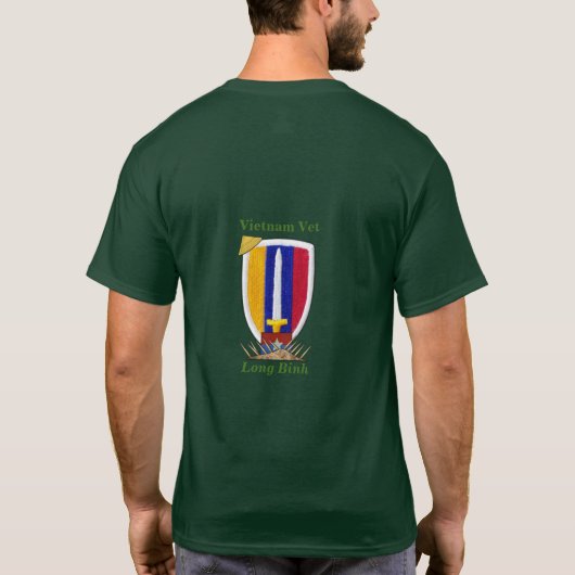 Army USARV MACV Vietnam Nam War Vets Patch T-Shirt (Rückseite)