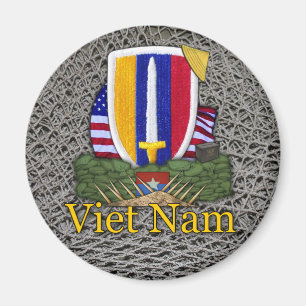 Army USARV Vietnam War Patch Veteranen Magnet