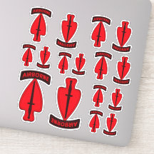 Army USASOC Special Ops Veterans Contour Sticker