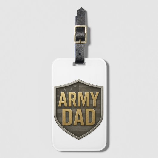 Army-Vater Gepäckanhänger (Vorderseite Vertikal)