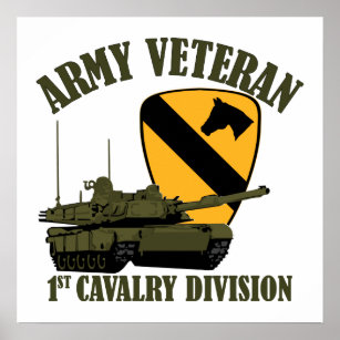 Army Vet - M1 Tank Poster