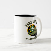Army Veteran - 2. ACR M551 Zweifarbige Tasse (VorderseiteRechts)