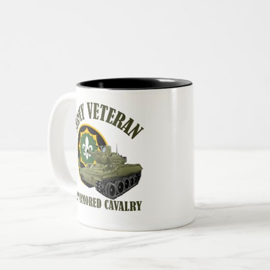 Army Veteran - 2. ACR M551 Zweifarbige Tasse (Vorderseite Links)