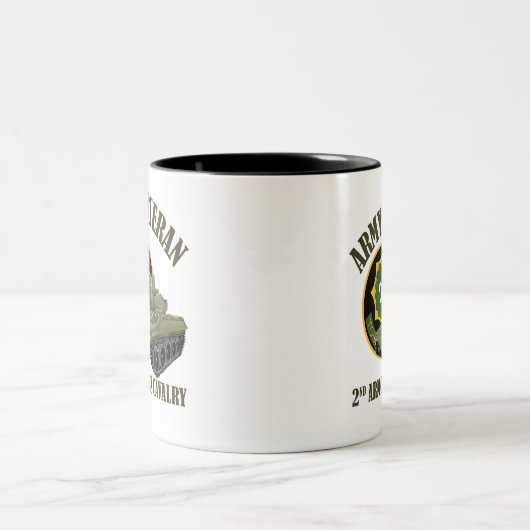 Army Veteran - 2. ACR M551 Zweifarbige Tasse (Mittel)