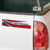 Army Veteran American Flag Autoaufkleber (Auf Lkw)