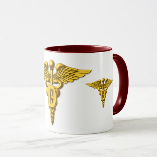 Army Veteran Army Dental Corps Tasse (VorderseiteRechts)