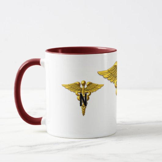 Army Veteran Army Nurse Corps Magische Tasse (Links)