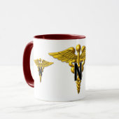 Army Veteran Army Nurse Corps Magische Tasse (Vorderseite Links)