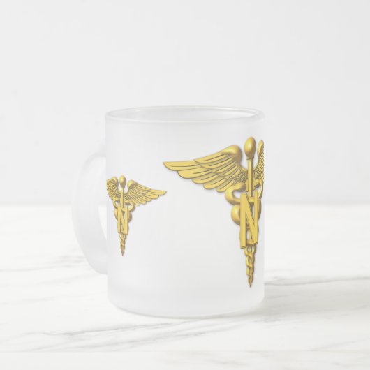 Army Veteran Army Nurse Corps Mattglastasse (Vorderseite Links)