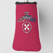 Army Veteran Golf Headcover (Rotieren 90)