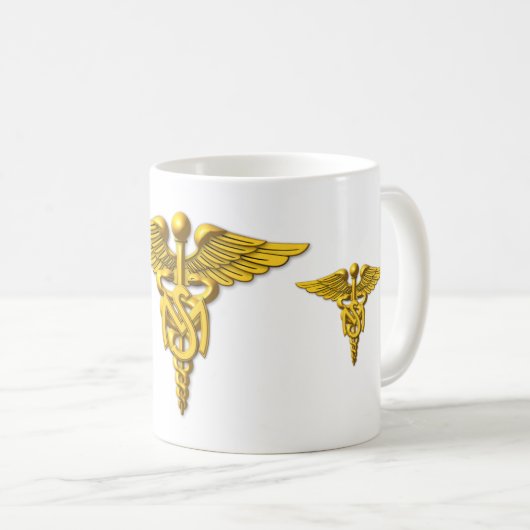 Army Veteran Medical Service Corps Kaffeetasse (VorderseiteRechts)