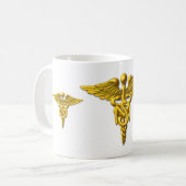 Army Veteran Medical Service Corps Kaffeetasse (Vorderseite Links)