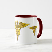 Army Veteran Medical Service Corps Tasse (VorderseiteRechts)