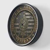 Army Veteran Tribute Clock Uhr (Winkel)