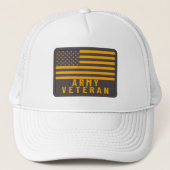 Army Veteran Truckerkappe (Vorderseite)