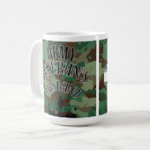 Army Veteran's Ehemann Kaffeetasse (Vorderseite Links)