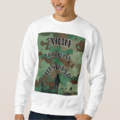 Army Veteran's Ehemann Sweatshirt (Vorderseite)