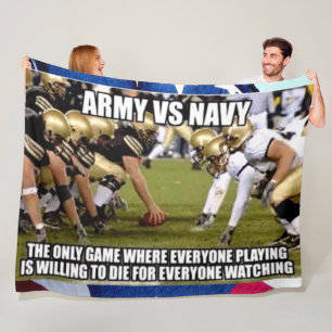 ARMY vs NAVY Fleecedecke