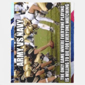 ARMY vs NAVY Fleecedecke (Vorderseite)