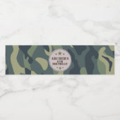 Army water label, Camouflage Wasserflaschenetikett (Einzelnes Label)