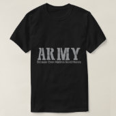 ARMY, weil sogar Marines Helden brauchen T-Shirt (Design vorne)