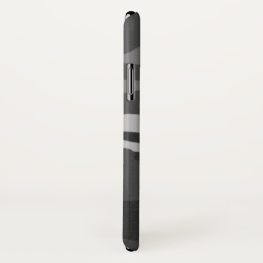 Army Wifey Winter Gray Camouflage iPhone Case (Hinten/Rechts)