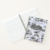 Army Winter/Snow Camouflage Notizblock (Innenseite)