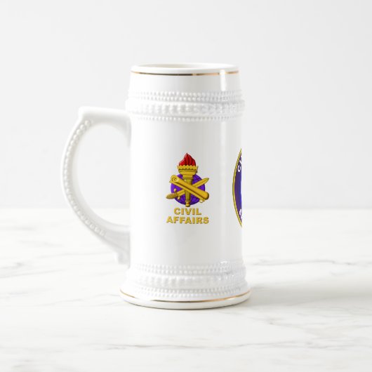 Army Zivil Affairs Bierglas (Links)