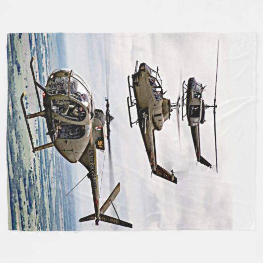 ARMYHELICOP[TERS] FLEECEDECKE (Vorderseite (Horizontal))