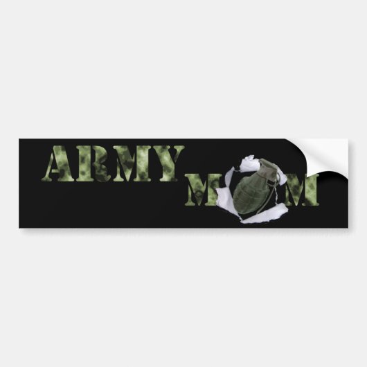 armymombump Kopie Autoaufkleber (Vorne)