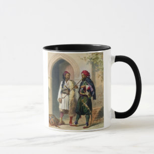 Arnaout und Osmanli Soldaten in Alexandria, illust Tasse