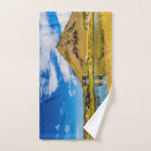 Arnarstapi Amtmansshus und Stapafell, isländisch Badhandtuch Set (Handtuch)